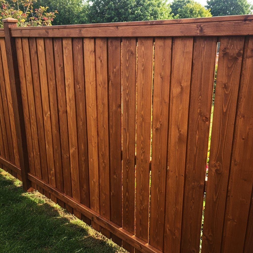 Fence staining project completed in Halton Region