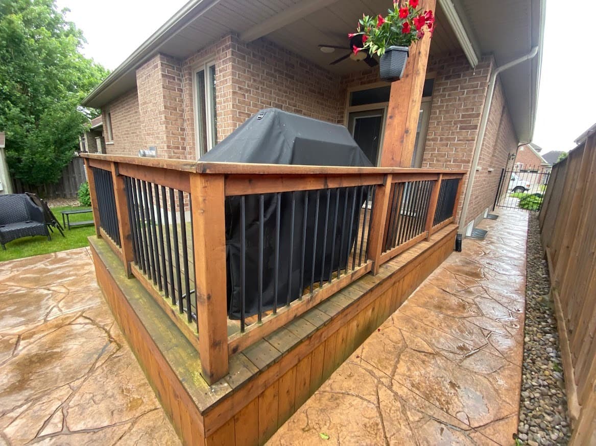 Before - Deck Restaining — Oakville, ON